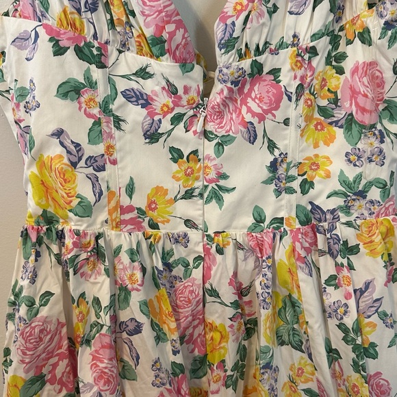 House of CB Multicolor Floral Midi Dress - Picture 4 of 5